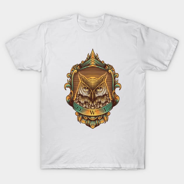 Owl T-Shirt by Arjanaproject